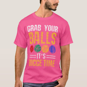 Grappige Bocce Ball Pak je ballen Matching Team Ze T-shirt