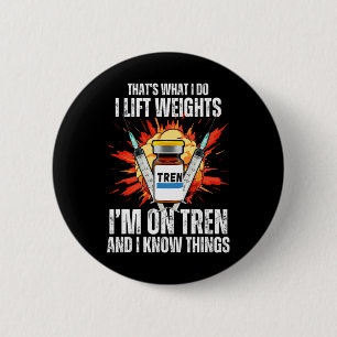 Grappige bodybuilding citaten ronde button 5,7 cm