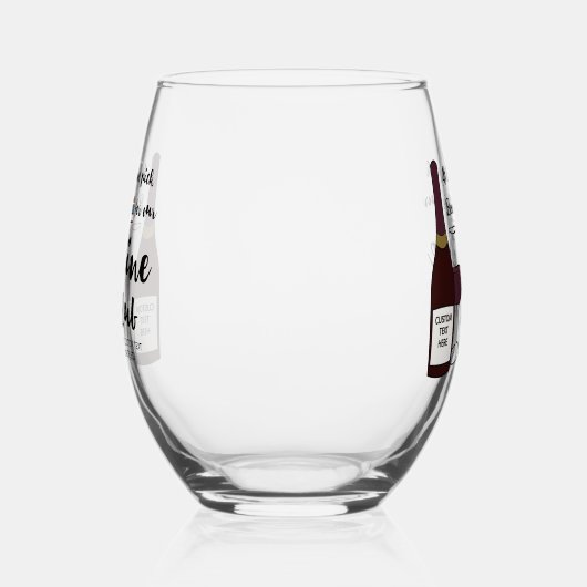 Grappige boek groep echt wijn club aangepaste wijnglas zonder voet (Links)