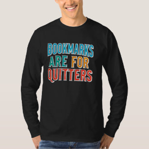 Grappige boek lezen boekliefhebbers Bladwijzer zij T-shirt