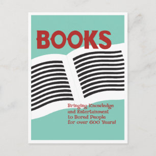 Grappige Boeken Ansichtkaart Briefkaart