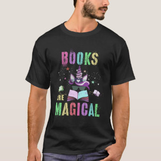 Grappige boeken zijn magisch Ik ben Eenhorn School T-shirt