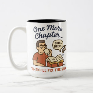 Grappige boekenliefhebber Mok - nog een hoofdstuk
