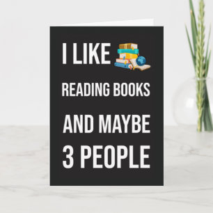 Grappige Boekleeskaarten Humorlezer Boekenwurm Kaart