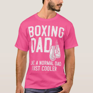 Grappige boksende vader en vechter vaders dag cade t-shirt
