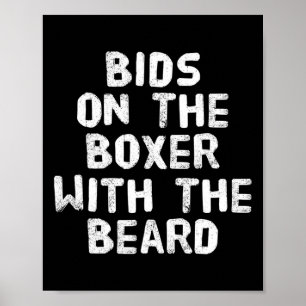 Grappige boksoffertes Boxers biedt op de Boxer met Poster