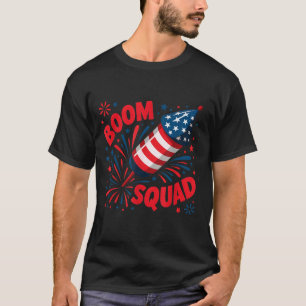 Grappige bom squad amerika veiligheidsdirecteur t-shirt