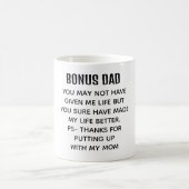 Grappige bonus papa waardering koffiemok (Center)