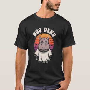 Grappige Boo DENG Baby Dwerg Nijlpaard Griezelige T-shirt