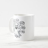 Grappige Boo Ghost Koffiemok (Voorkant links)