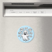 Grappige Boo Ghost Magneet (Insitu (Vaatwasser))