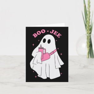Grappige Boo-jee Ghost Halloween Boo Jee Ghost Spo Kaart