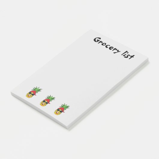 Grappige Boodschappenlijst Post-it® Notes (Schuin)