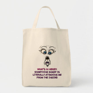 Grappige boodschappentas illustratie  tote bag