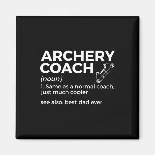 Grappige boogschieten coach definitie beste vader  magneet