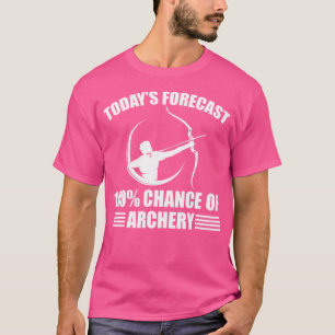 Grappige boogschieten Gezegde boogschutters pijl e T-shirt