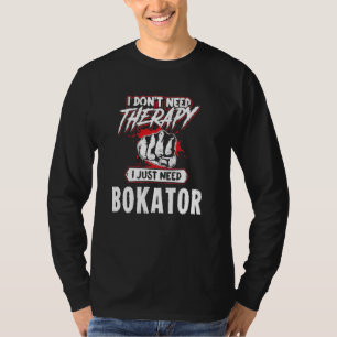 Grappige Bookator Graphic - Ik heb geen therapie n T-shirt