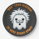 Grappige Booleaanse algebra is heel eng Papieren Bordje (Voorkant)