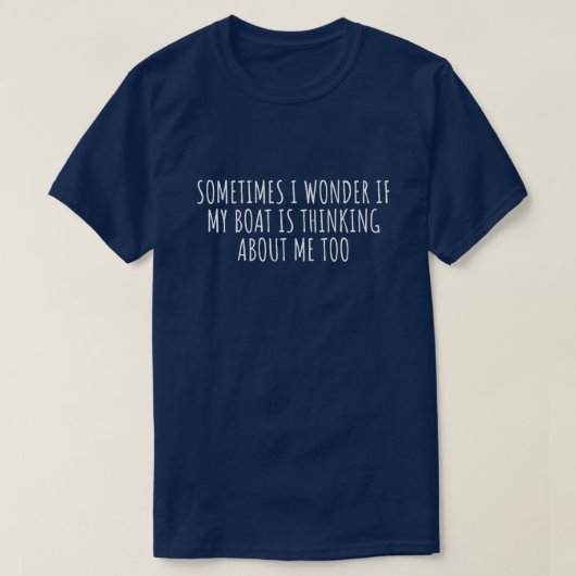 grappige boot t-shirt (Design voorkant)