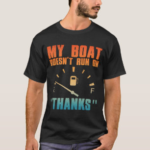 Grappige bootkunst voor mannen vrouwen varen vaart t-shirt