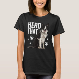 Grappige Border Collie Art Voor Mannen Vrouwen Bor T-shirt
