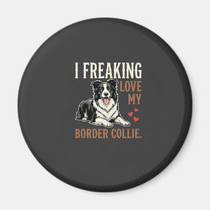 Grappige Border Collie Liefde Hond Magneet