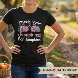 Grappige borstkanker Halloween T-shirt