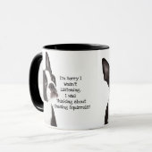 Grappige Boston Terrier Leuke Hond Quote Pet Luist Mok (Voorkant links)