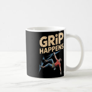 Grappige Bouldering Humor Grip Gebeurt Rotsklimmen Koffiemok