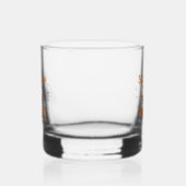 Grappige bourbon geest dier woord art whisky glas (Links)