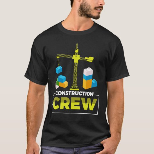 Grappige bouwbemanning Master Builder gebouw T-shirt (Voorkant)