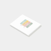 Grappige Bow Coquette Mama Bloemen Moederdag Post-it® Notes (Schuin)