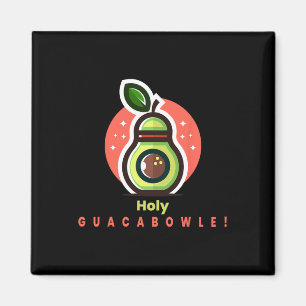 Grappige Bowler Holy Guacabowle Avocado Magneet