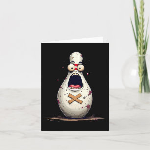 Grappige Bowlers Bang Bowling Pin Graphic Voor Man Kaart