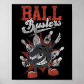 Grappige bowling LL Busters Poster (Voorkant)