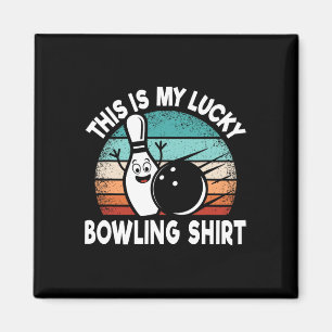 Grappige bowling lover bowler dit is mijn gelukkig magneet