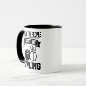 Grappige Bowling Mok Bowler Cadeau (Voorkant links)