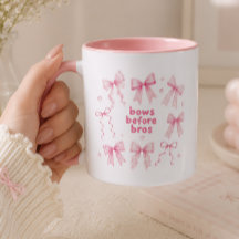Grappige Bows Before Bros Cute Roze Coquette Cadea