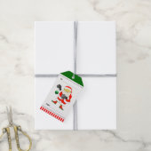 Grappige Boxing Christmas Cadeaulabel (Met Touw)