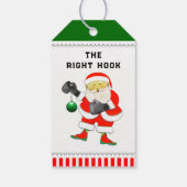 Grappige Boxing Christmas Cadeaulabel (Achterkant)