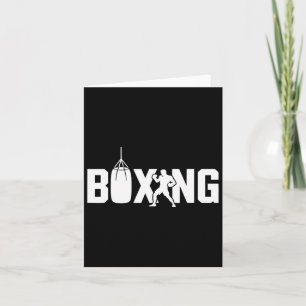 Grappige Boxing Fighter Gym Handschoenen Kickbokse Kaart