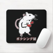 Grappige Boxing Mouse Japans Muismat (Met muis)