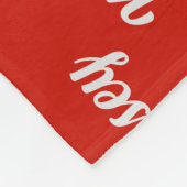 Grappige Boykin Spaniel Hond Naam Patroon Kerstmis Fleece Deken (Hoek)