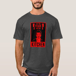 Grappige boze chef t-shirt