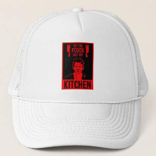 Grappige boze chef trucker pet