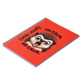 Grappige boze egel notitieboek (Linkerzijde)