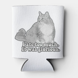 Grappige boze kat meme voor kittenliefhebbers en k blikjeskoeler