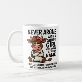 Grappige Boze Koe Mug – Discussieer Nooit Met Een  Koffiemok