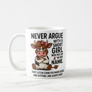 Grappige Boze Koe Mug – Discussieer Nooit Met Een Koffiemok