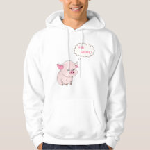 Grappige Boze Varken Nu Wat Pullover Hoodie